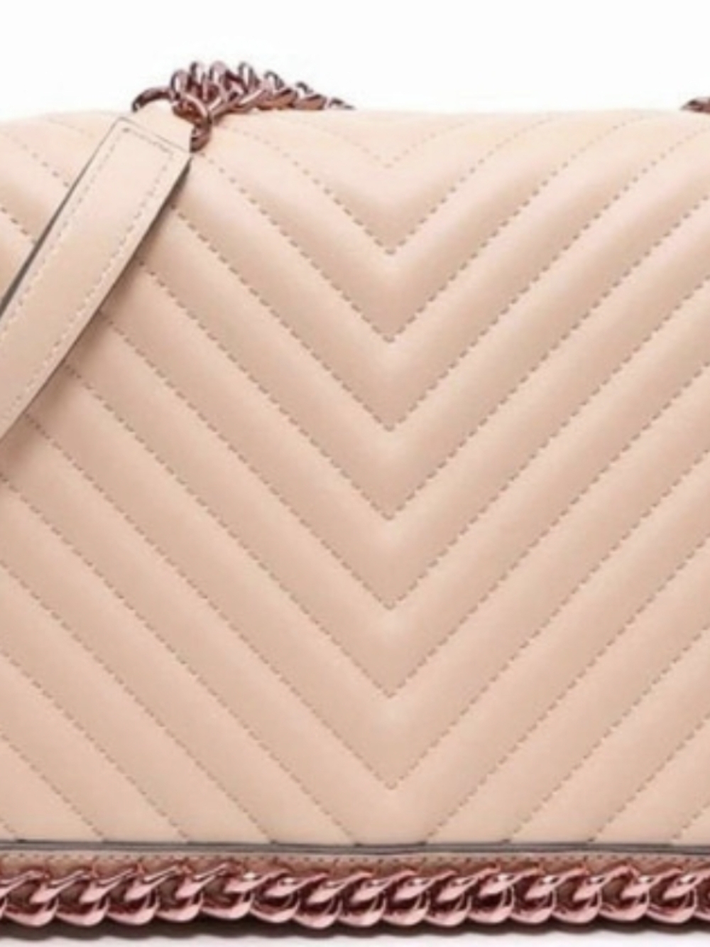 ALDO Greenwald Crossbody Bag Chevron Shoulder Bag Pink